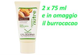 CREMA MANI KALODERMA 2X75ML + BURROCACAO OMAGGIO