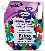 SAPONE LIQUIDO IN BUSTA MIL MIL 1000 ML MIRTILLO & RIBES 001380