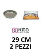 CONTENIT. ALLUM. TORTA DIAM. 29CM GRANDE 2PZ KITO  C10G