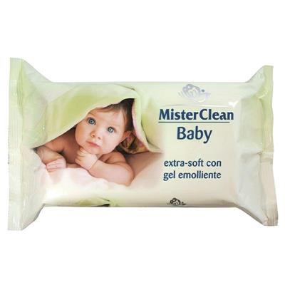 SALVIETTINE UM. MISTER CLEAN BABY 20 PZ CON GEL EMOLLIENTE  3772