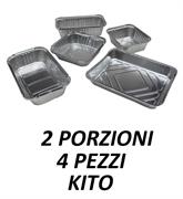 CONTENIT. ALLUM. S/COPERCHIO 2 PORZ. DA 4PZ KITO R1G/P4