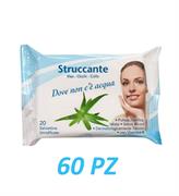 SALVIETTINE STRUCCANTI DOVE NON C'E' ACQUA TUTTI I TIPI DI PELLE 60 PZ 5