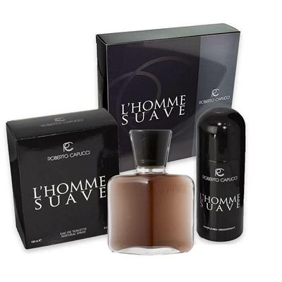 CONF. REGALO CAPUCCI L'HOMME SUAVE EDT 100ML+SHOWER GEL 400ML+PORTACARD