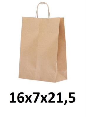 BORSA DI CARTA 16X7X21,5 SMART KRAFT AVANA SEALING CF.25  STAR 053/3813