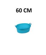 BACINELLA BAGNO OVALE AZZURRO 60CM  ECOPLAST   B060