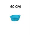 BACINELLA BAGNO OVALE AZZURRO 60CM  ECOPLAST   B060