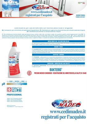 DISINFETTANTE AMBIENTE SANITEC 1000ML BAKTERIO PROFES. HCCP 1540N-S