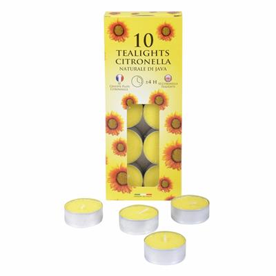 CANDELE TEALIGHTS PROFUMATE CITRONELLA 10 PZ SER