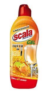 DET.LAVASTOVIGLIE SCALA 750ML TUTTO IN 1 ACETO E AGRUMI 37LAV.  D1033559