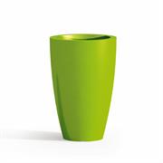 VASO PRISMA TONDO VERDE TEKCNOPLAST  33 CM H50 V0399