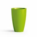 VASO PRISMA TONDO VERDE TEKCNOPLAST  33 CM H50 V0399