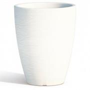 VASO ADONE TONDO BIANCO TEKCNOPLAST  30 CM H38 V0429