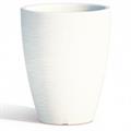 VASO ADONE TONDO BIANCO TEKCNOPLAST  30 CM H38 V0429