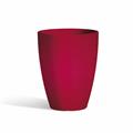 VASO ADONE TONDO ROSSO TEKCNOPLAST   30 CM H38 V0474