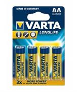 BATT. VARTA LONGLIFE STILO AA BL4 (GIALLO) 4106