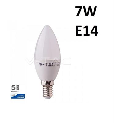 LAMPADINA V-TAC LED OLIVA 7W E14     VT-268