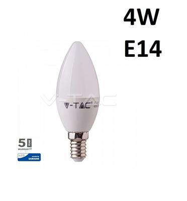 LAMPADINA V-TAC LED OLIVA 4W E14     VT-1818