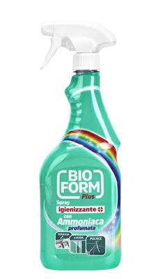 DET. IGIENIZZANTE SPRAY SUPERFICI BIO FORM PLUS 750 ML AMMONIACA  604500