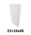 SACCHETTI DI CARTA BIANCO 45GR 22X48   sb45221648k  ADIGE