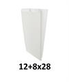 SACCHETTI DI CARTA BIANCO 45 GR 12+8X28  sb45120828k  ADIGE