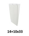 SACCHETTI DI CARTA BIANCO 45 GR 14+10X33  sb45141033k  ADIGE