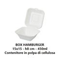 BOX HAMBURGER 450 ML IN POLPA DI CELLULOSA 50 PZ BYO BRENTA 530001