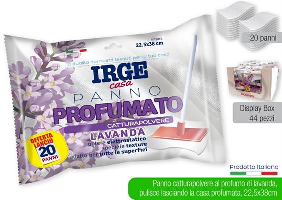 PANNO CATTURAPOLVERE SCG 20pz LAVANDA IRGE  PAN3366A