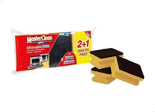 SPUGNA EXTRA MISTERCLEAN 2+1 SALVAUNGHIE ANTIBATT\ANTIGRASSO 1 124803