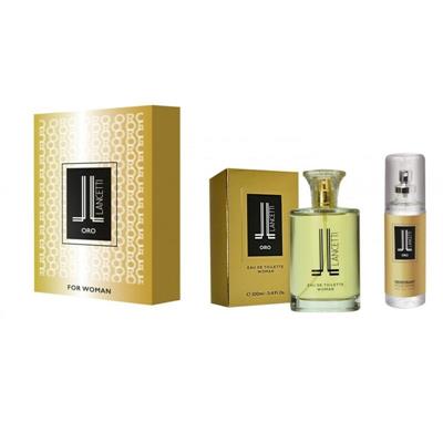 CONF.REGALO LANCETTI FOR WOMAN EDT 100ML+ DEO 120ML ORO LANC03