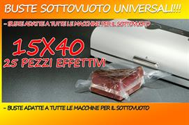 BUSTE PER SOTTOVUOTO 150X400 GOFFRATA CF 25 ORVED