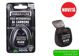 FILO INTERDENTALE NERO 25mt FARMALINE