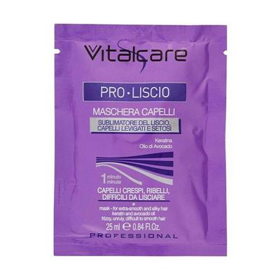 MASCHERA PER CAPELLI MONODOSE BUSTINA 25ML VITALCARE PRO LISCIO