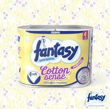 CARTA IGIENICA 4RT 4V FANTASY COTTON SENSE  01F24