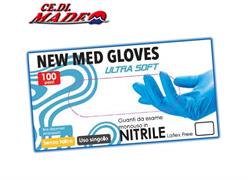 GUANTI NITRILE 100pz (S) BLU 3,5g NEW MED S/POL