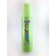 BICCHIERI 200CC VERDE ACIDO CONF. 50PZ DOPLA  02735