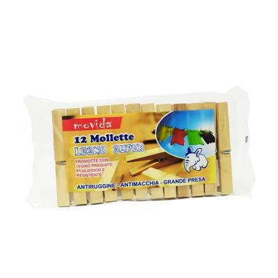 MOLLETTE IN LEGNO SUPER MOVIDA 12pz I CASAMIA 64211