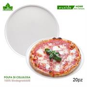 PIATTO PIZZA 33 BIO VEGETALE 20pz MOVIDA 64356