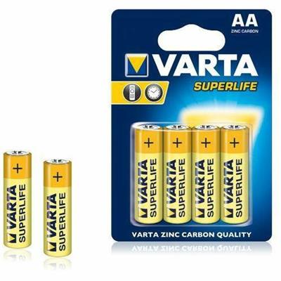 BATT. VARTA SUPERLIFE STILO AA BL4 2006   ZINCO CARBONE