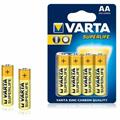 BATT. VARTA SUPERLIFE STILO AA BL4 2006   ZINCO CARBONE