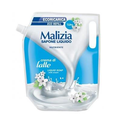 SAPONE IN BUSTA CREMA DI LATTE 1000ml MALIZIA 184601