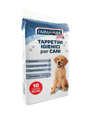 TRAVERSINE 10pz TAPPETINI PER CANI cm60X90 FARMALINE