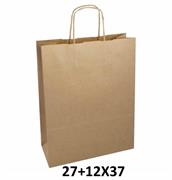 BORSA DI CARTA 27+12X37 M/RITORTA 33gr SA.S.AV. SEAL AVANA