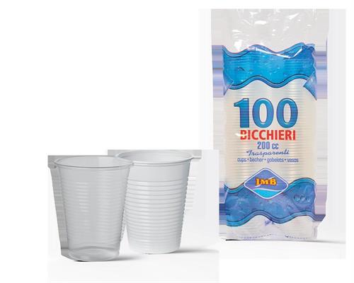 BICCHIERI 200cc BIANCO DUPLO Cf.2X50pz IMB