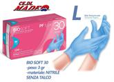 GUANTI NITRILE SP 100pz (L) BIOSOFT PF type30 RAYS