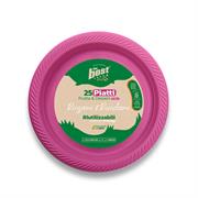 PIATTI FRUTTA THE BEST RIUTILIZZABILI 25pz FUCSIA 127