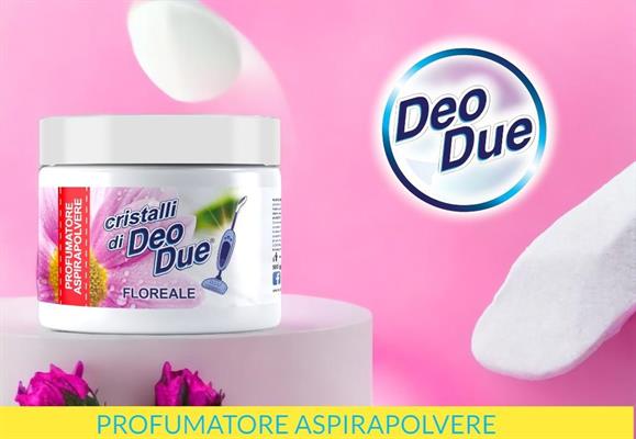 PROFUMATORE ASPIRAPOLVERE CRISTALLI DEO DUE 500GR FLOREALE DD069