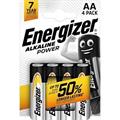 BATTERIA ENERGIZER ALKALINE POWER AA-LR6 STILO BS4 E300132912