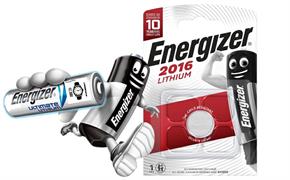 BATTERIA ENERGIZER 2016 LITHIUM CR2016 BS2 E301021903