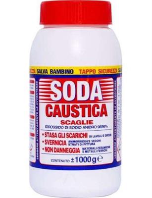 SODA CAUSTICA SCAGLIE BARATTOLO 1KG FLOYD