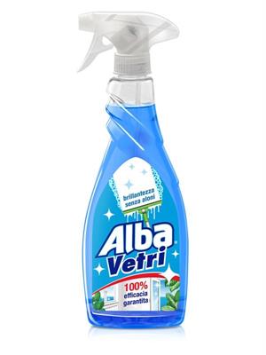 DET. VETRI CRISTALLI E ACCIAIO ALBA TRIGGER 650ml